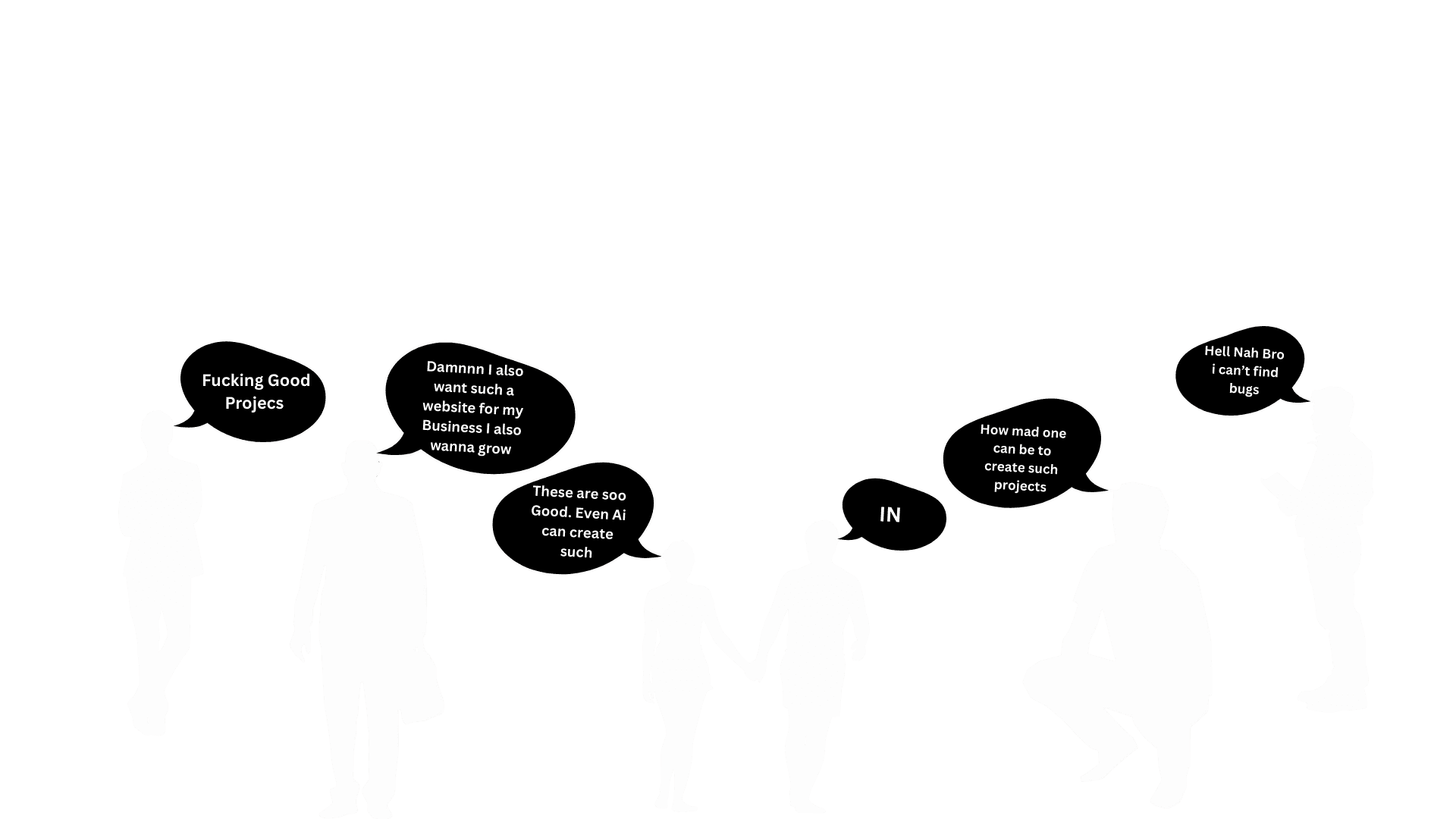 People watching projects